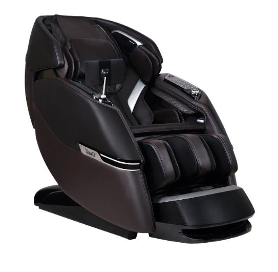 Osaki Vivo 4D Massage Chair in black, highlighting its sleek design and advanced 4D/2D massage technology.