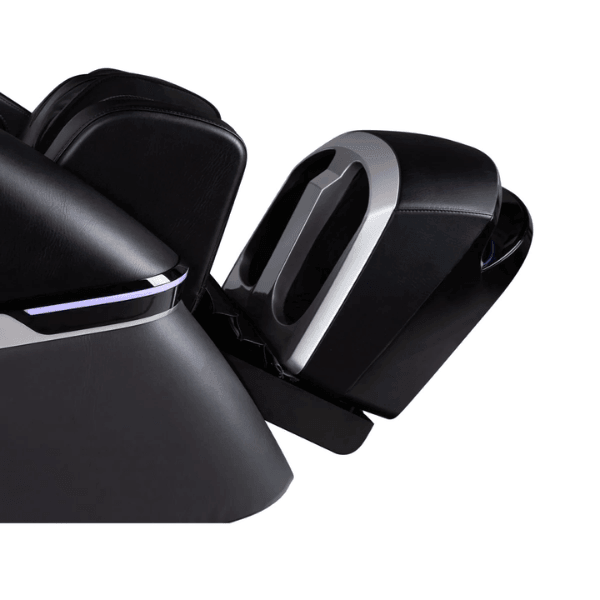 Close-up of the ottoman from the Osaki Vivo Open Box Floor Model massage chair, showcasing its plush cushioning and stylish design, providing additional comfort and support for a complete relaxation experience.