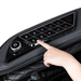 Close-up of the quick access control panel on the Osaki Vivo Open Box Floor Model massage chair, featuring clearly labeled buttons for easy navigation of massage settings and functions for a seamless user experience.
