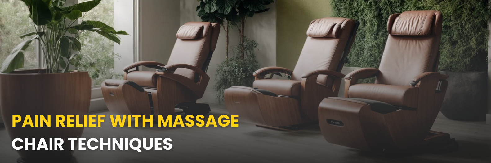 Discovering comfort: Massage chair techniques offer effective pain relief and relaxation in a soothing, innovative way