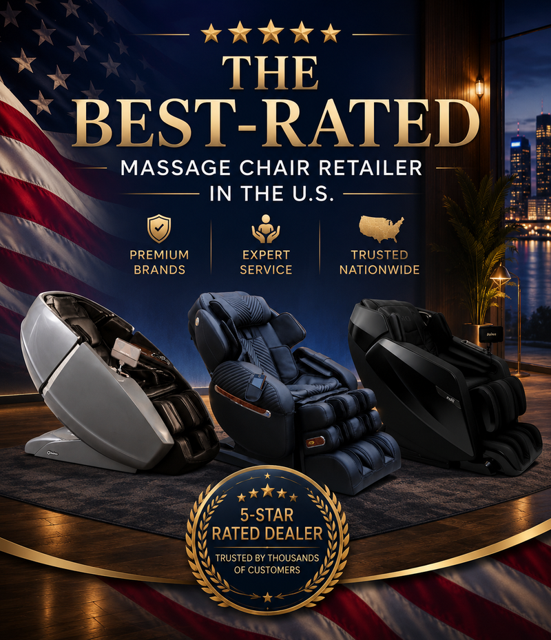 The Modern Back, a best-rated massage chair retailer in the U.S., featuring premium massage chairs with expert service nationwide.