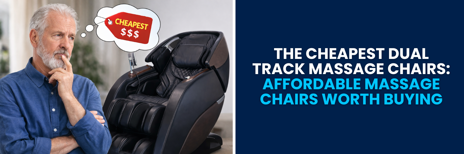 Want a full-body massage experience for less? Here are the best budget-friendly Dual Track Massage Chairs, including the cheapest massage chairs that feel high-end and can be tested in a showroom demo.