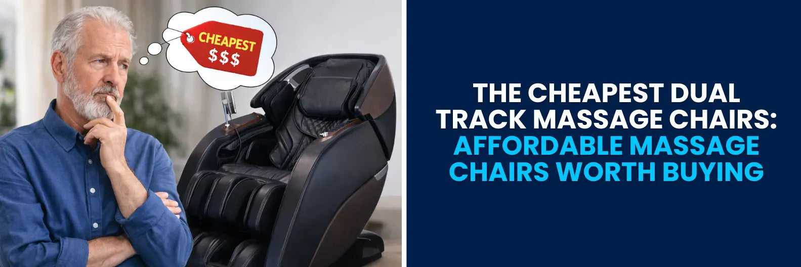 Want a full-body massage experience for less? Here are the best budget-friendly Dual Track Massage Chairs, including the cheapest massage chairs that feel high-end and can be tested in a showroom demo.
