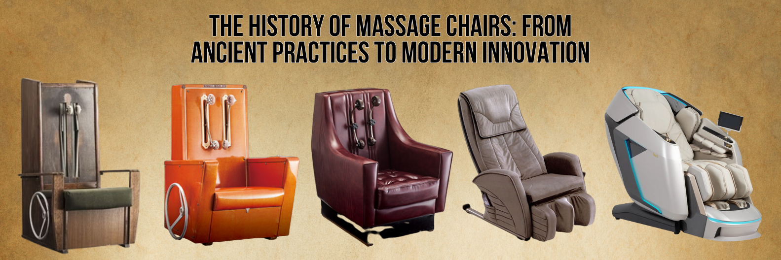 Uncover the remarkable story behind massage chairs, following their transformation from traditional therapeutic methods to cutting-edge designs. Learn how this harmony of tradition and technology delivers unparalleled comfort and stress relief.
