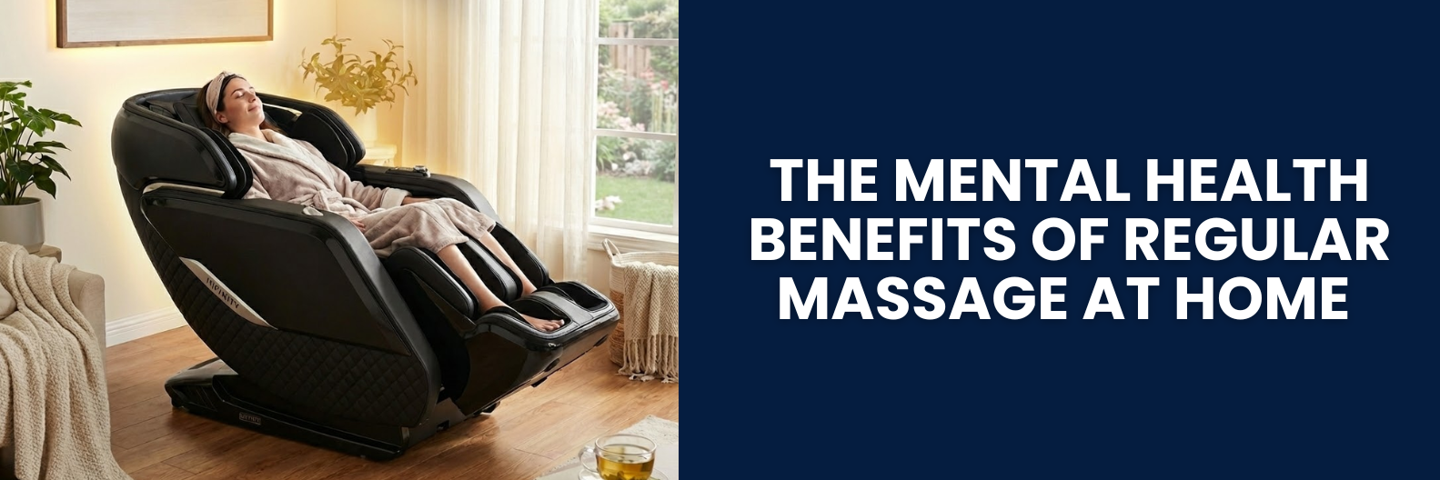 Find out how consistent massage therapy can help you relax, manage anxiety, and sleep more soundly. Discover the ways an at-home massage chair can boost your mental well-being.