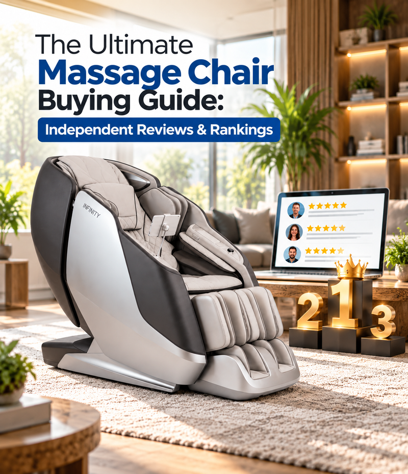 Compare the Best Massage Chairs based on features, massage quality, body fit, technology, warranty, and overall value.