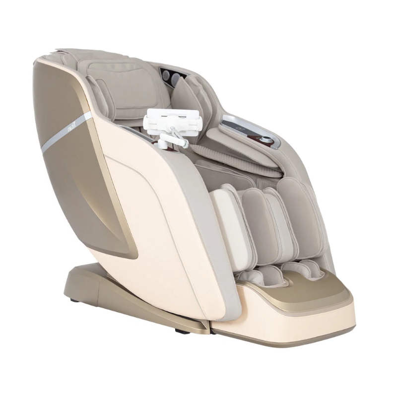 The Titan Ronin 4D Massage Chair is one of the best shiatsu massage chairs, featuring advanced 4D rollers, an ergonomic L-track, and adjustable massage settings that deliver a deeply therapeutic and tailored shiatsu experience.