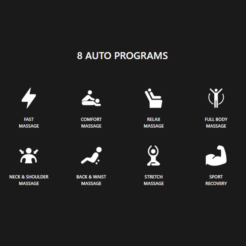 8 AUTO PROGRAMS