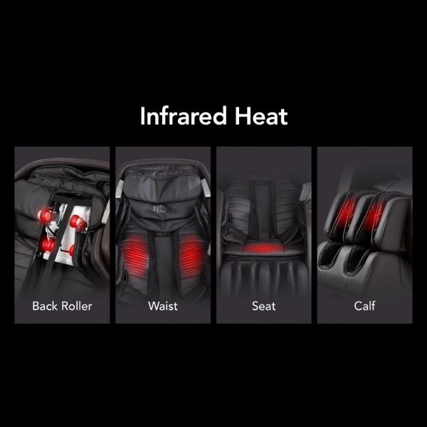 The Titan Jupiter is one of the Best Massage Chairs and comes with full-body heat that covers the legs, seat, and waist.