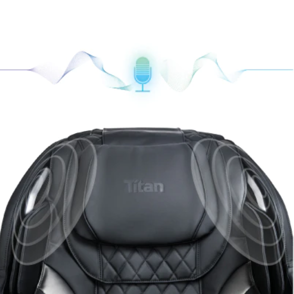The Titan TP-Epic 4D Massage Chair has intuitive voice control that can follow commands and adjust the chair automatically. 