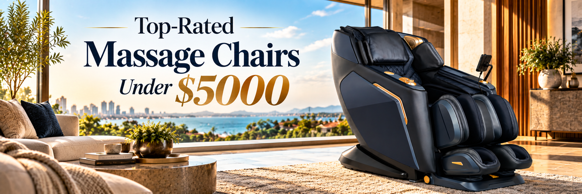Find top-rated massage chairs under $5000 and compare massage technology, comfort features, programs, and overall value to get more for your budget.