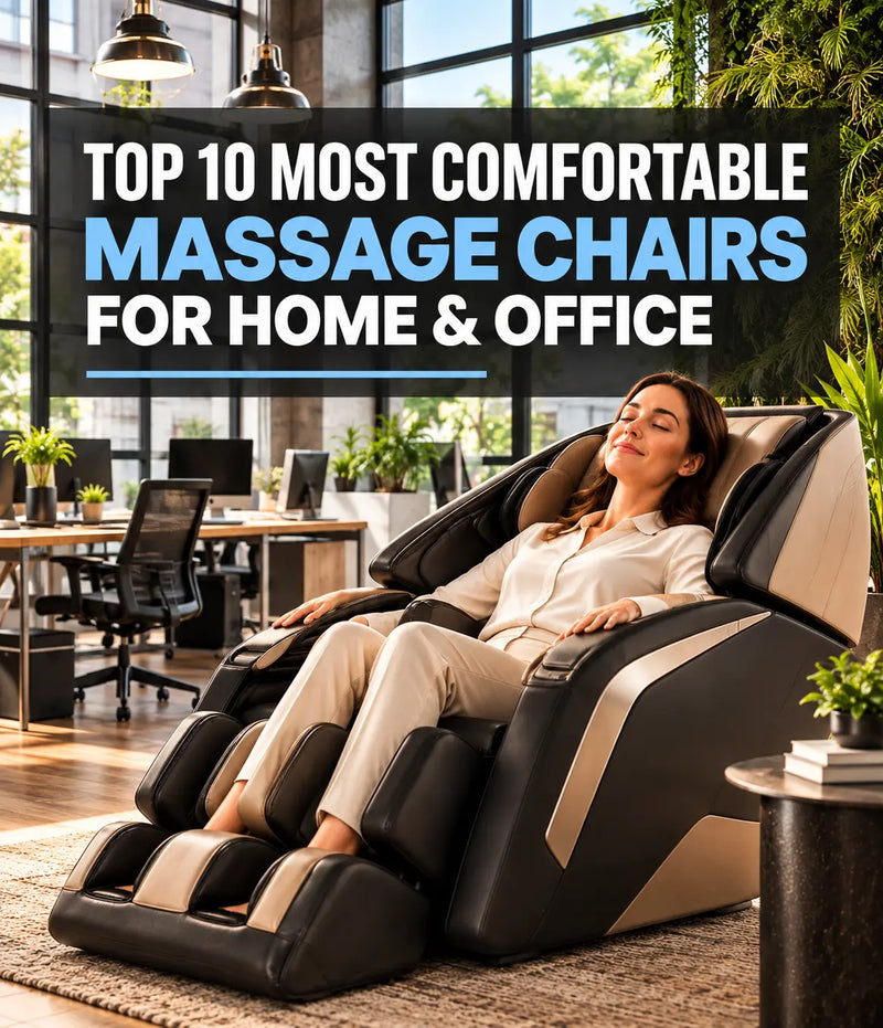 Find out which massage chairs are the most comfortable massage chairs for your home and office.