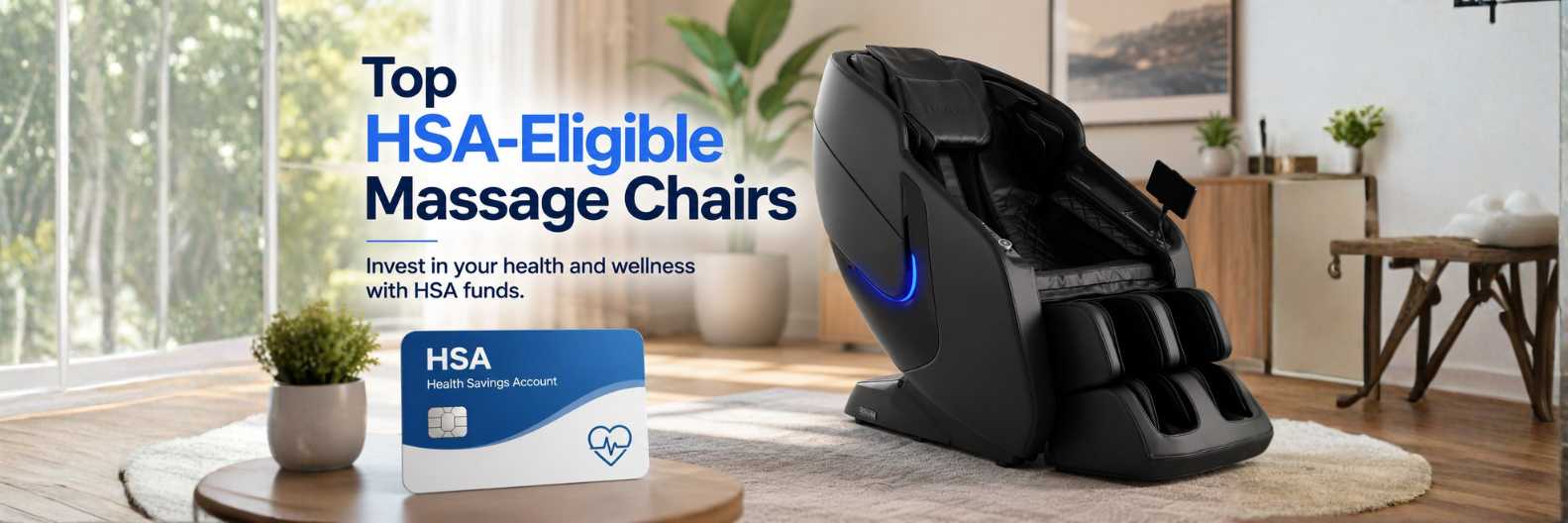 Learn which HSA-eligible massage chairs offer the best value and how you may be able to use your Health Savings Account to purchase one.