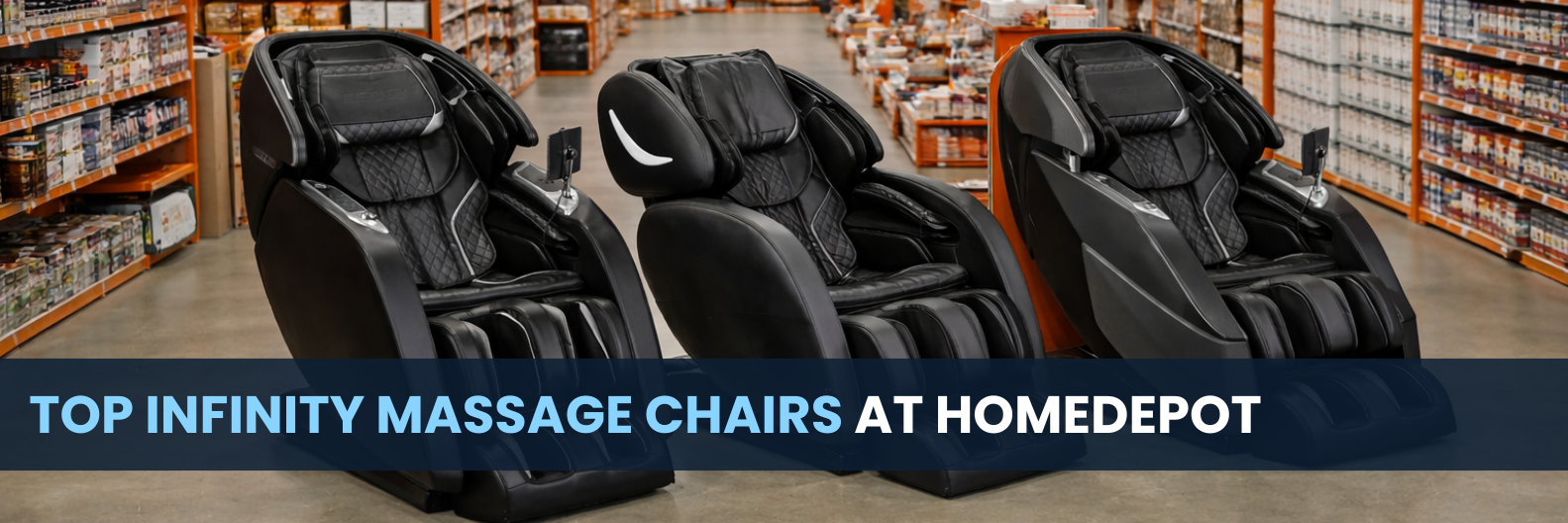 Infinity massage chairs at Home Depot comparison featuring Luminary, Imperial, Dynasty, and Smart Chair X3