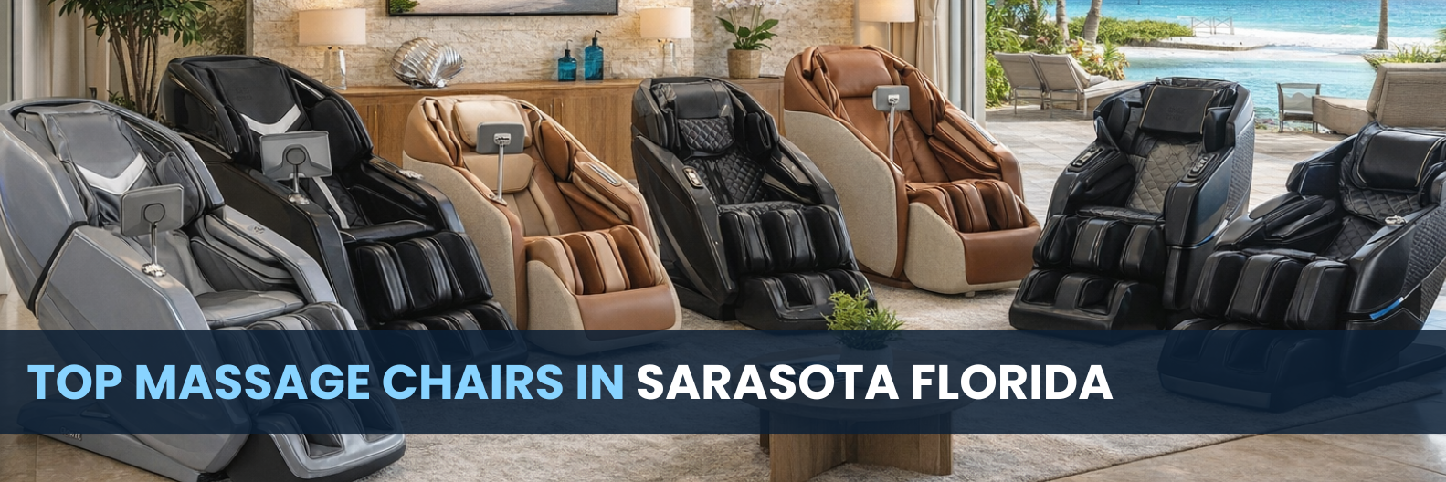 Find the top massage chairs in Sarasota, Florida at The Modern Back, where the largest local showroom offers unmatched selection and expertise.