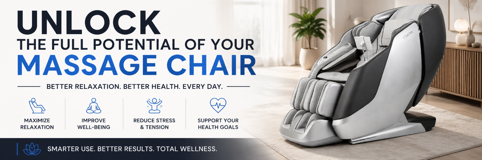 Guide to unlocking the full potential of your massage chair with tips for relaxation, wellness, and therapeutic benefits.