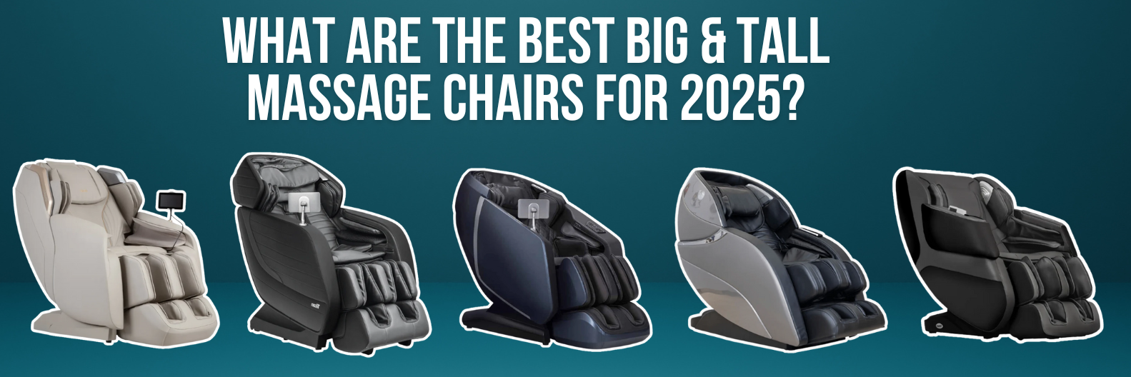 Here are the top 5 big and tall massage chairs of 2025. Uncover their features, benefits, and expert recommendations for unparalleled relaxation, specially designed to accommodate taller and larger individuals.