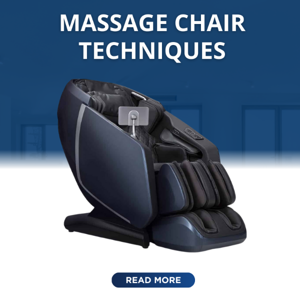 Massage chairs replicate various techniques such as air compression, hot stone, Swedish, Balinese, kneading, Thai, Chinese, reflexology, tapping, chopping, rolling, Tuina, clapping, Shiatsu, vibration, deep tissue, stretch, and zero gravity.