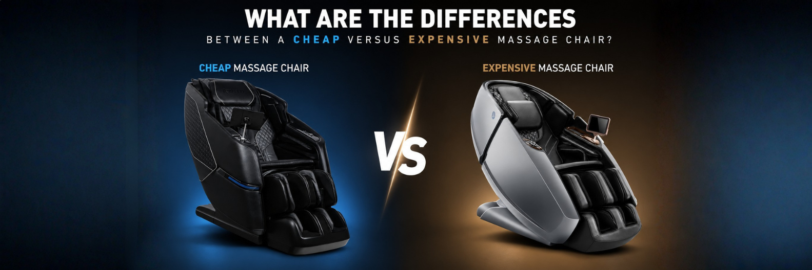 Explore the differences between affordable and high-end massage chairs, including massage depth, body coverage, customization options, and luxury features that enhance relaxation.