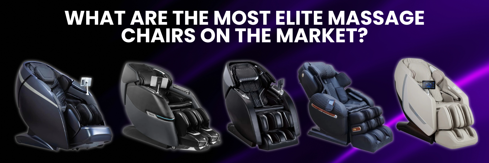 Our curated selection of Elite Massage Chairs highlights the very best in comfort and innovation for those seeking a truly top-tier wellness investment.