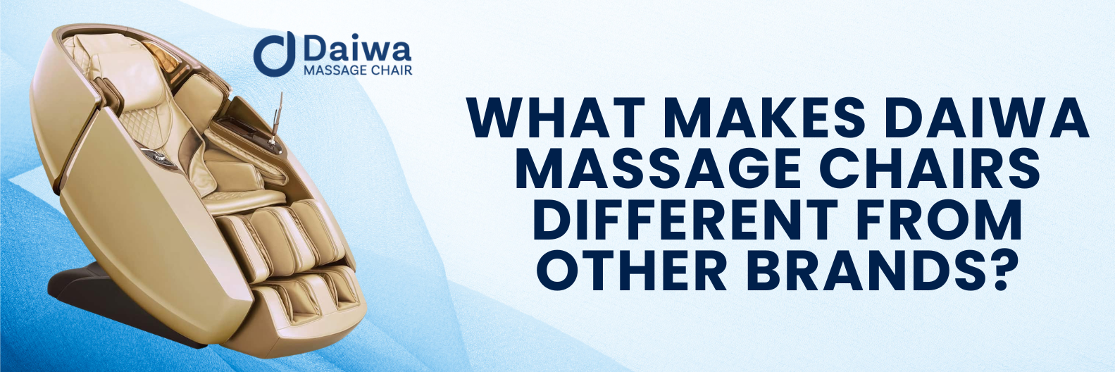 Explore the key differences that make Daiwa massage chairs unique, from Japanese-inspired design to cutting-edge wellness technology built for lasting comfort and relief.