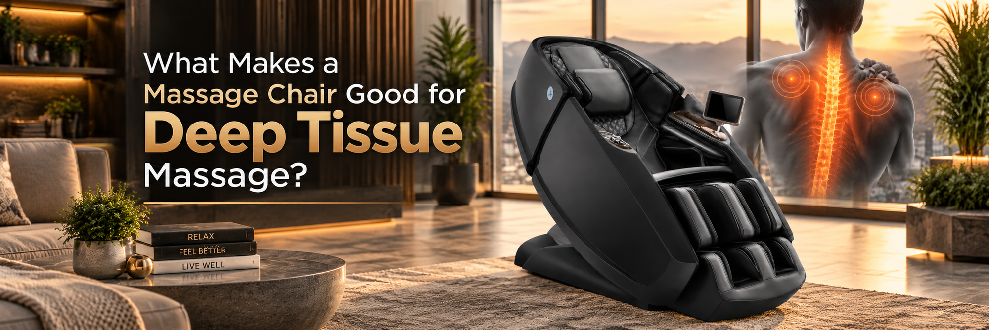 Learn how to choose a Massage Chair for Deep Tissue Massage with the right intensity, roller depth, adjustability, and full-body coverage.