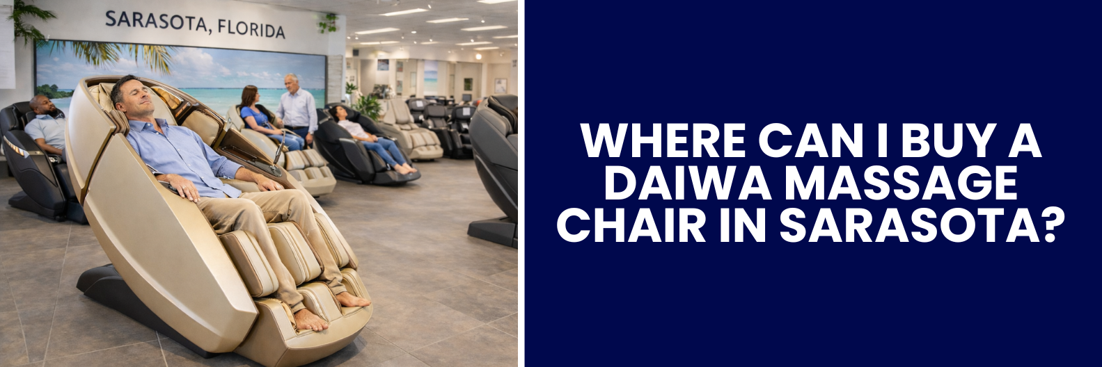 Searching for a Daiwa massage chair near Sarasota? Shop for authentic models, expert guidance, and competitive pricing only from The Modern Back.