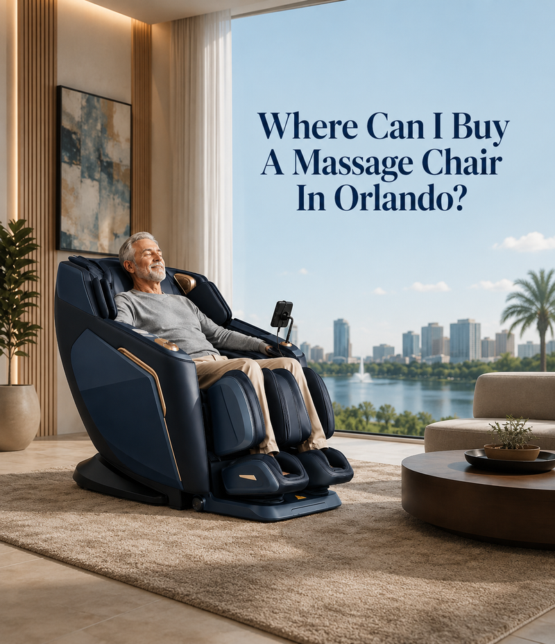 Shop massage chairs in Orlando with confidence by visiting local dealers, comparing top brands, and testing features before choosing the best fit for your home.