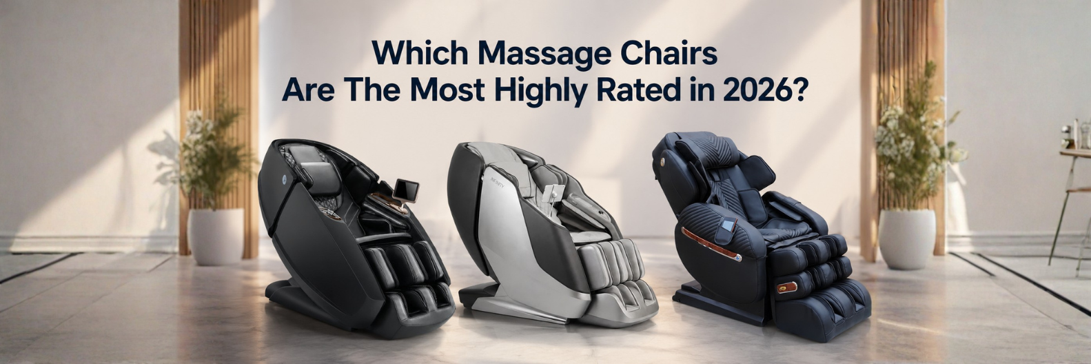 Compare the highest-rated massage chairs of 2026 and learn what makes the Daiwa Supreme Hybrid X, Infinity Sensation, and Luraco i9 Max Plus SE stand out for comfort, recovery, and advanced massage technology.