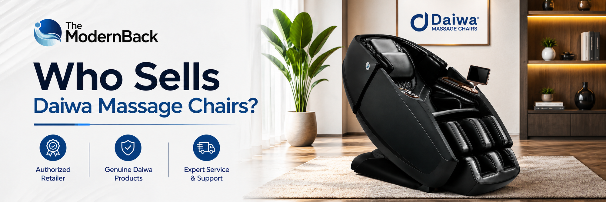 Looking for where to buy Daiwa massage chairs? Learn why purchasing from an authorized dealer matters and compare top models like the Supreme Hybrid X and Daiwa Rumba.