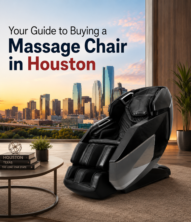Looking for a massage chair in Houston? Learn what to look for, what features matter, and how to find the right chair at The Modern Back showroom.