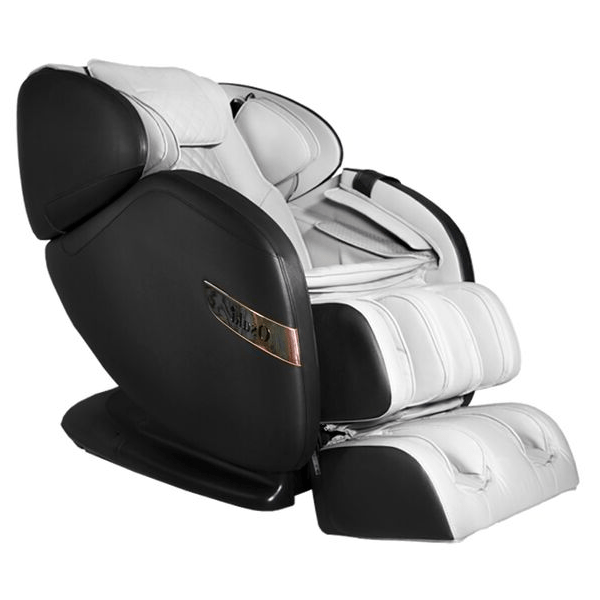 The Osaki Champ is a therapeutic 2D massage chair with air compression, zero gravity, heat, and calf and foot rollers.