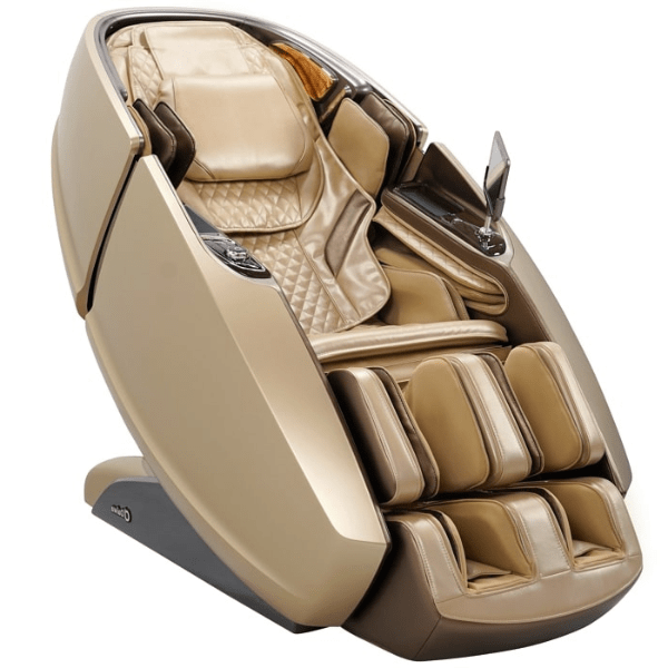 The Daiwa Supreme Hybrid Massage Chair incorporates specialized reflexology rollers, targeting key pressure points in your feet to promote deep relaxation and improve circulation throughout the body.