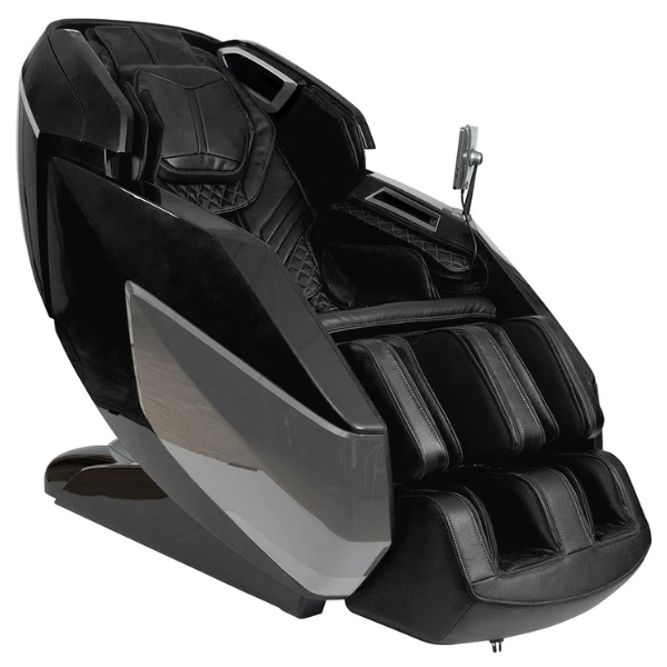 Infinity Circadian Syner-D Massage Chair in black, featuring a modern design with advanced 4D massage rollers, zero gravity positioning, and a sleek, ergonomic build.