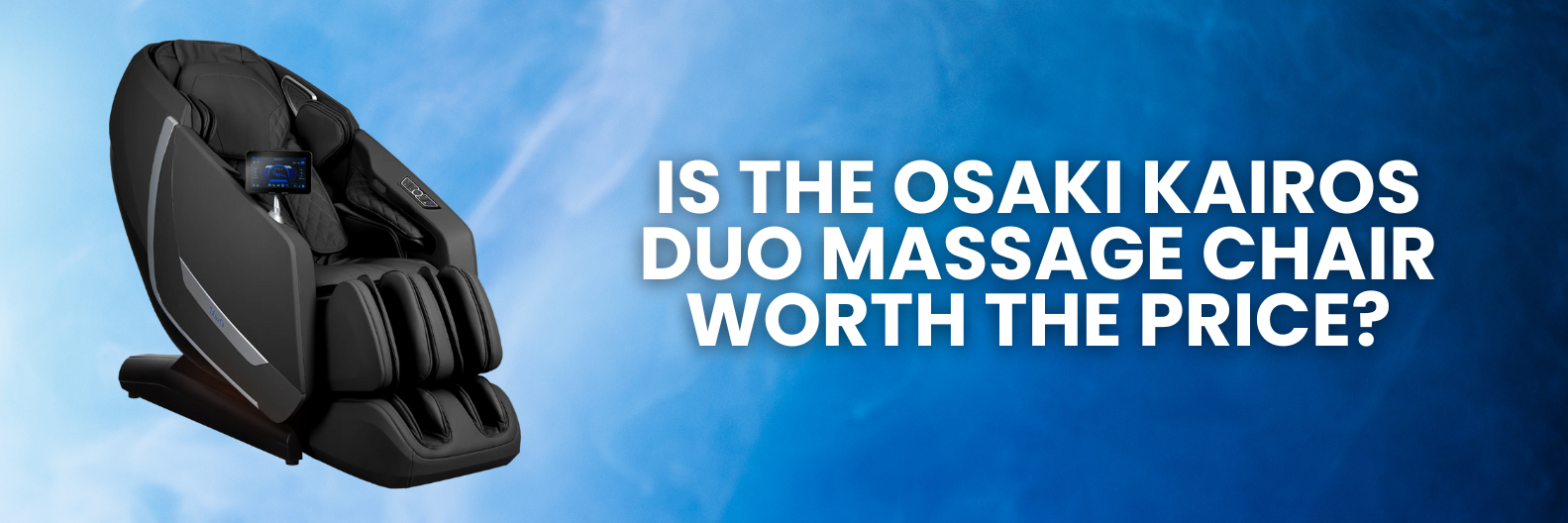See why the Osaki Kairos Duo justifies its value. Our in-depth look highlights its innovative 5D roller system, dual-track technology, and built-in heat therapy, revealing why it could be the ideal massage chair for you.