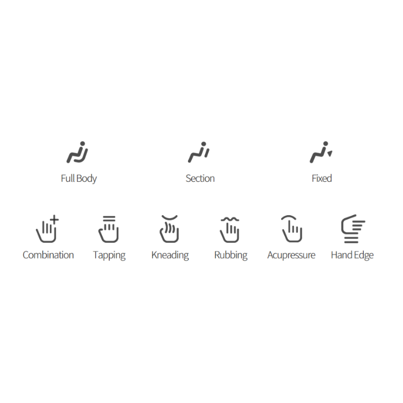 Ceragem Pause M10 manual mode controls for personalized massage settings.