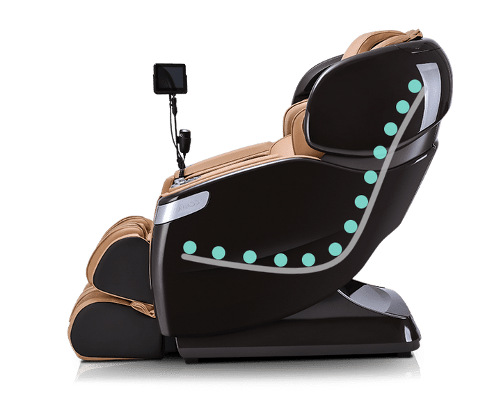 The Ogawa Master Drive AI 2.0 Massage Chair has a 54-inch SL-Track that delivers a comprehensive back massage. 