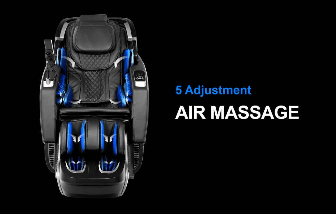 The Osaki OS-4D Pro Ekon Plus Massage Chair offers 5 adjustment air massage that increases blood flow and circulation. 