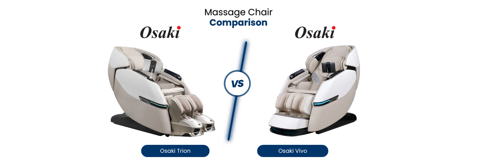 Explore the Osaki Trion vs Vivo massage chairs—learn about their standout features, key differences, and which premium chair is right for you.