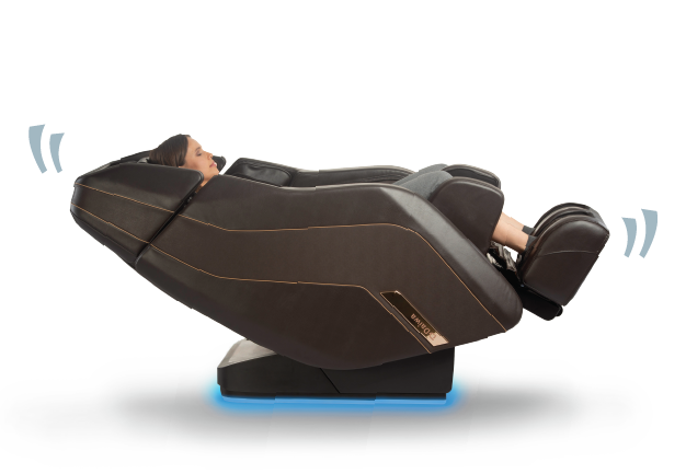 The Daiwa Pegasus 2 Smart massage chair features Rocking Rotation Technology, which gently rocks back and forth to provide soothing relaxation, reduce anxiety, and promote a deeper sense of calm and restfulness.