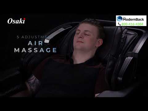 The Osaki Ekon Plus Massage Chair has 4D Rollers, an L-Track Design, Back Heat, air massage, Calf Kneading, and Reflexology.