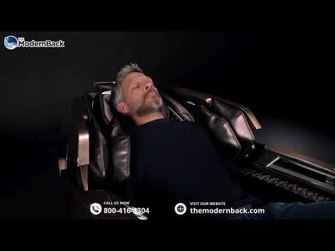 Video demonstration of the Infinity Circadian 4D DualFlex massage chair showing advanced 4D massage technology, Flex-Track system, and full-body massage features.