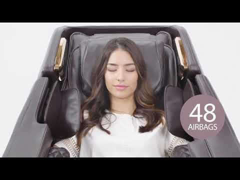The Daiwa Pegasus 2 Smart massage chair comes with deep tissue 3D Rollers, adjustable shoulders, and a unique shiatsu leg massage.