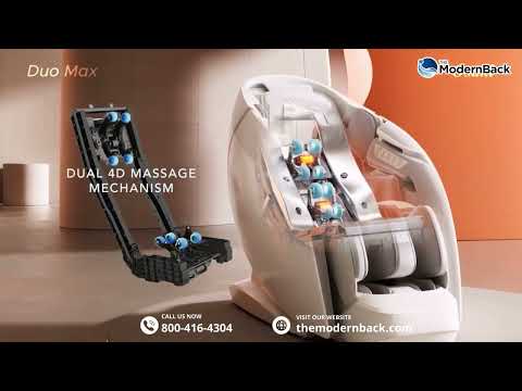 The Osaki DuoMax is a 4D massage chair designed to provide an unparalleled relaxation experience tailored to your individual preferences