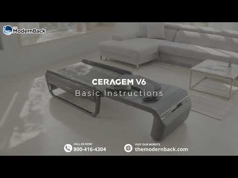 An instructional video for the Ceragem V4 Massage Bed provides detailed guidance on setting up and using the bed's features, including its spinal scanning technology, customizable massage programs, and heat therapy functions, ensuring a safe and effective user experience.