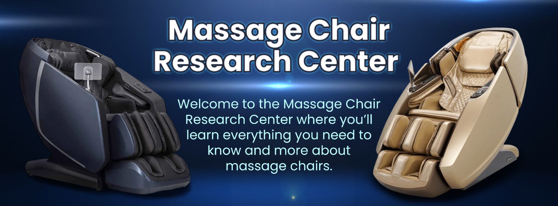 In the Massage Chair Learning Center, you’ll learn about massage chairs and read our product reviews and brand buying guides. 