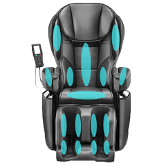 The Synca JP1100 4D Massage Chair has flow adjustment air compression that makes the massage more like human hands. 