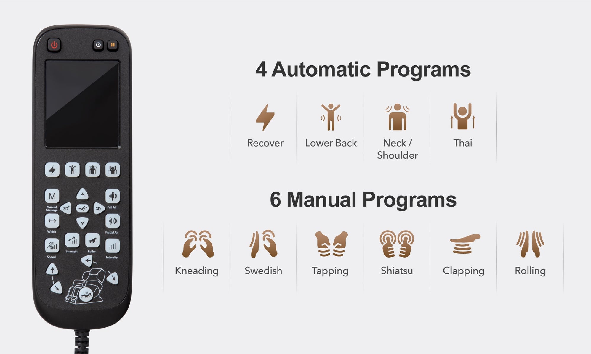 Titan Optimus 3D Massage Chair The Modern Back