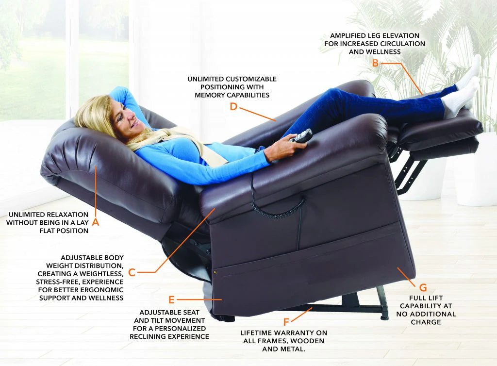 UltraComfort UC562 Medium/Large Zero Gravity Lift Chair