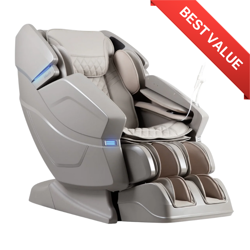 The Osaki OS-3D Vito Massage Chair combines advanced 3D massage technology, zero gravity recline, and full-body air compression to deliver a deeply soothing and customizable relaxation experience.